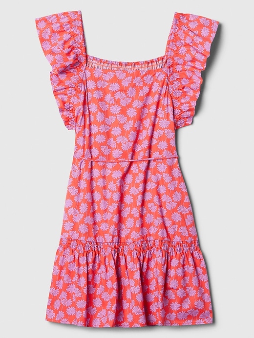 Image number 6 showing, Squareneck Flutter Sleeve Mini Dress