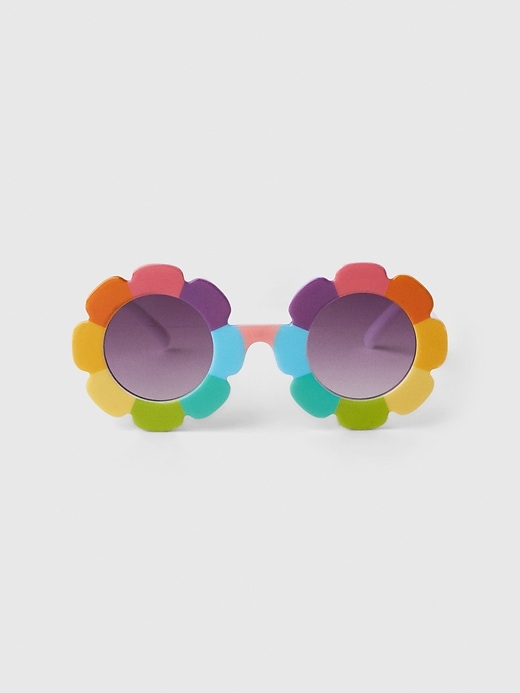 View large product image 1 of 1. Toddler Rainbow Sunglasses