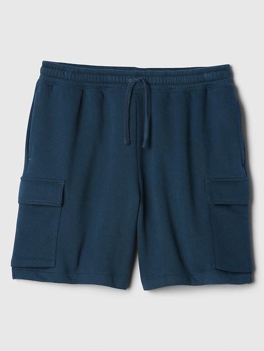 Image number 6 showing, 8" Fleece Cargo Shorts