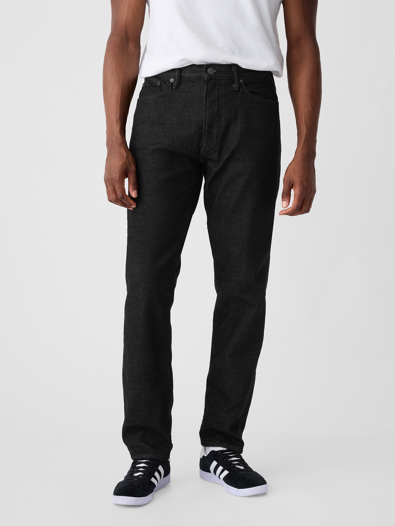 Gap Straight Jeans In Flex With Washwell In Woodsy Brown