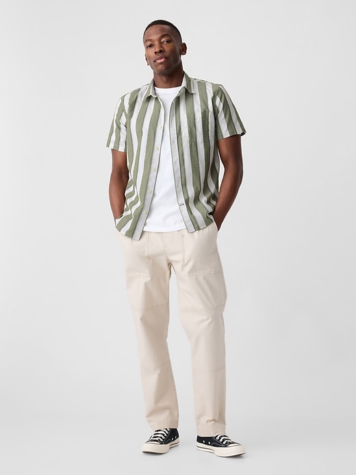 Image number 6 showing, Stretch Poplin Shirt in Standard Fit