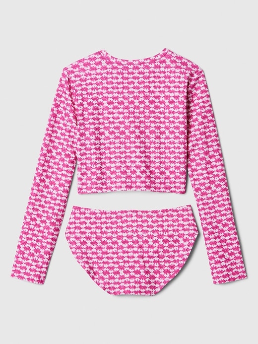 Image number 2 showing, Kids Cropped Two-Piece Rash Guard