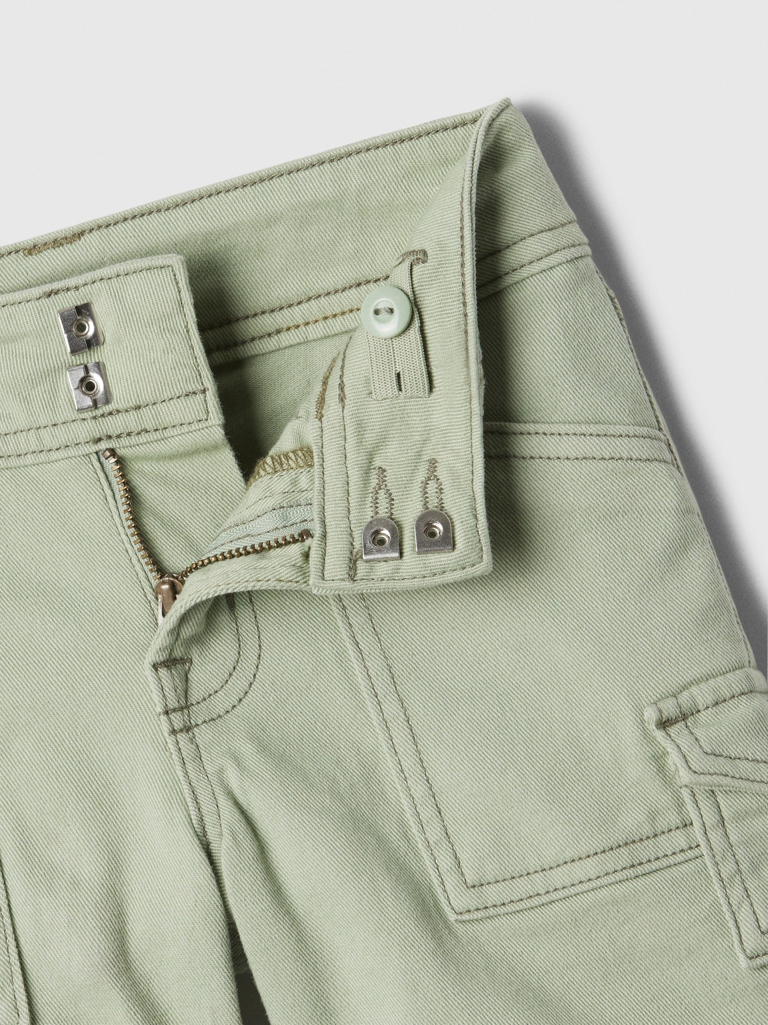 Kids Mid Rise Midi Denim Shorts | Gap Factory