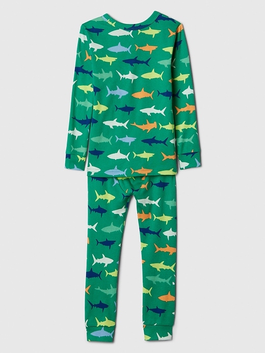 Image number 2 showing, babyGap 100% Organic Cotton Shark PJ Set