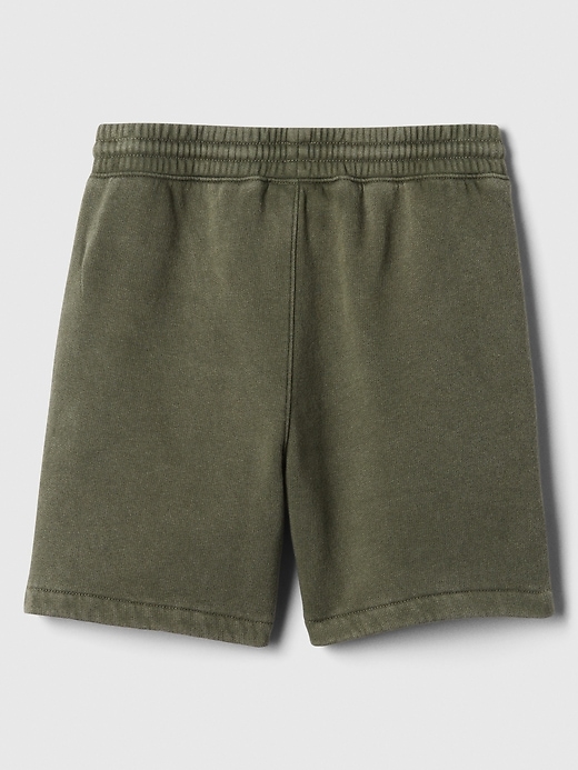 Image number 2 showing, Kids Washed-Fleece Pull-On Shorts