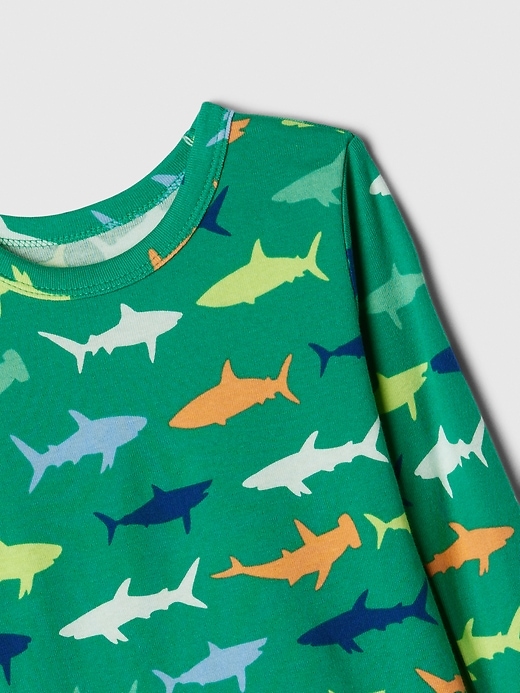 Image number 3 showing, babyGap 100% Organic Cotton Shark PJ Set