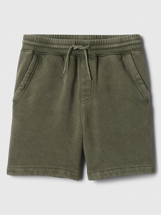 Image number 4 showing, Kids Washed-Fleece Pull-On Shorts