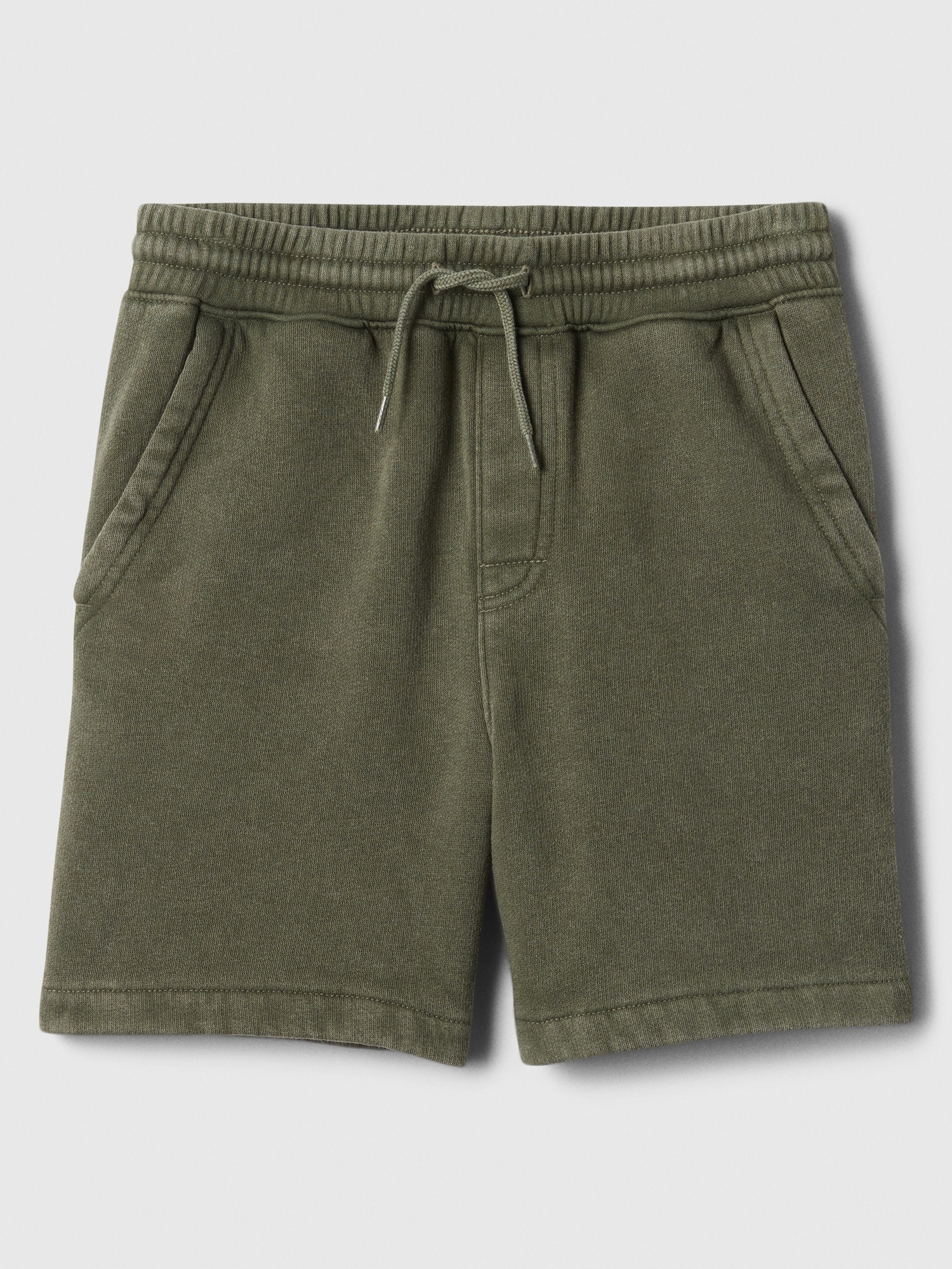 Kids Washed-Fleece Pull-On Shorts
