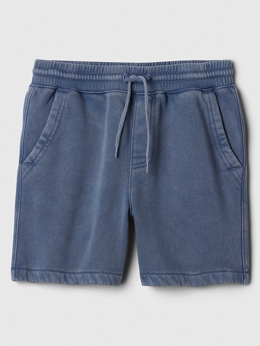 Image number 5 showing, Kids Washed-Fleece Pull-On Shorts