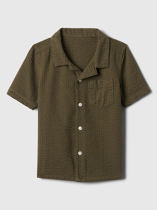Image number 1 showing, babyGap Seersucker Vacay Shirt