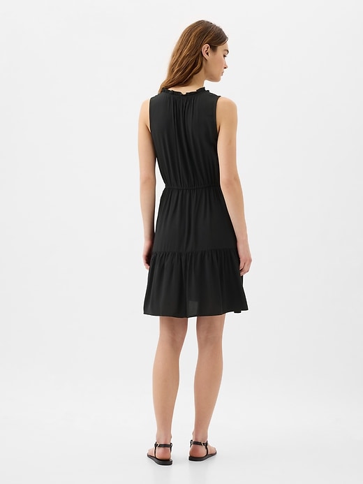 Image number 2 showing, Sleeveless Splitneck Mini Dress