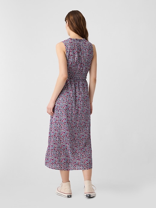 Image number 2 showing, Print Splitneck Maxi Dress