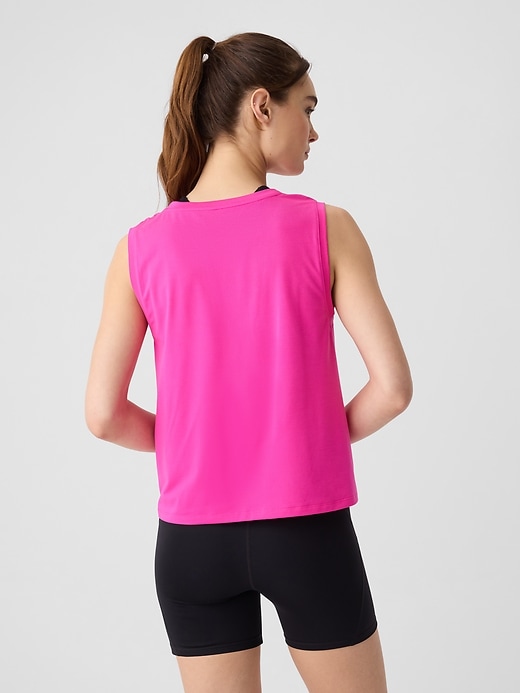 Image number 2 showing, GapFit Brushed Jersey Muscle Tank Top