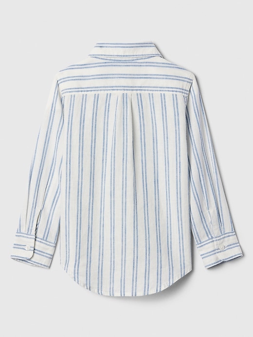 Image number 2 showing, babyGap Linen-Blend Shirt