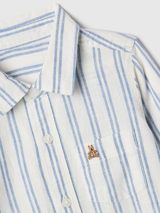 Image number 3 showing, babyGap Linen-Blend Shirt