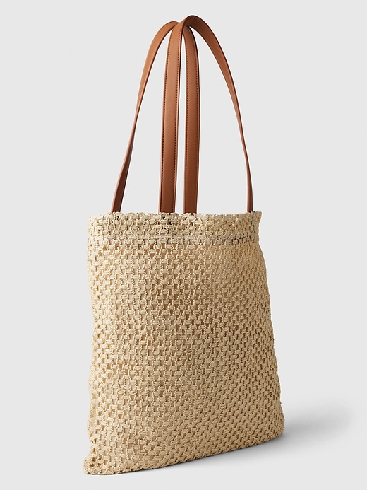 Image number 2 showing, Straw Tote Bag