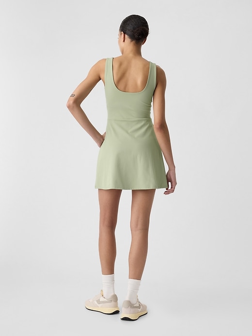 Image number 2 showing, GapFit Studio Scoopneck Mini Dress