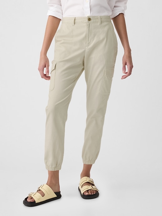 Image number 2 showing, Girlfriend Khaki Cargo Joggers