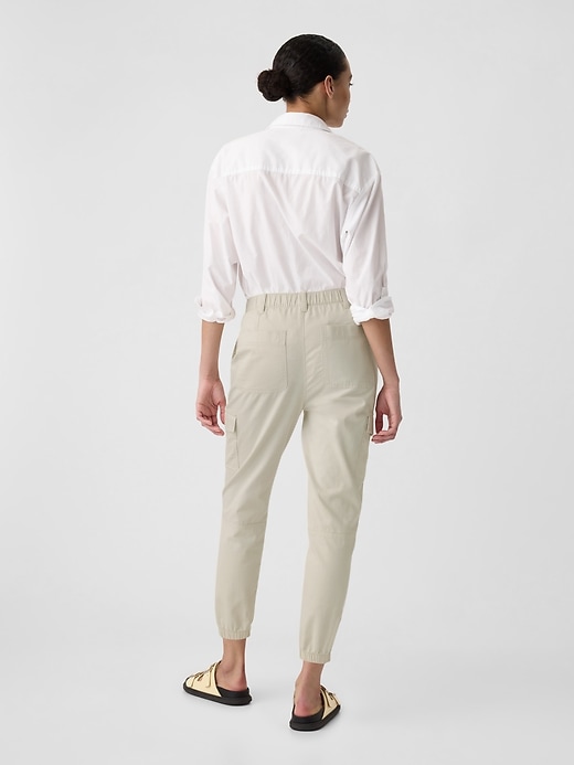 Image number 4 showing, Girlfriend Khaki Cargo Joggers