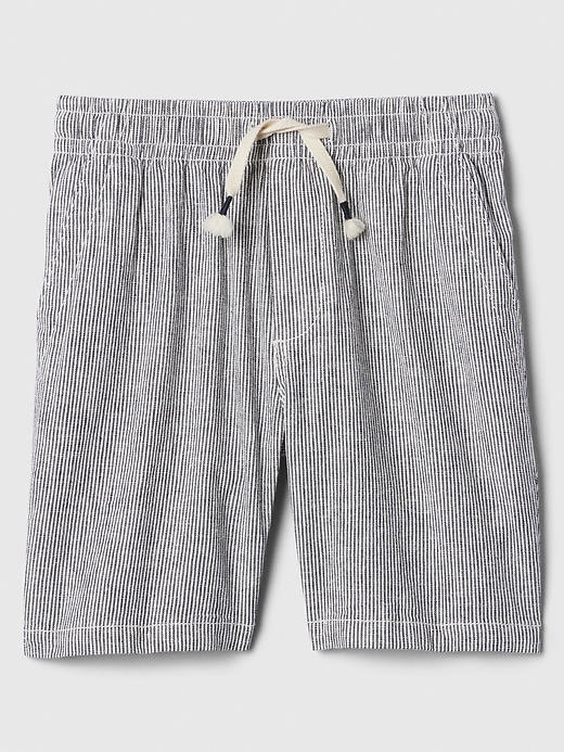 Image number 1 showing, Kids Linen-Blend Pull-On Shorts