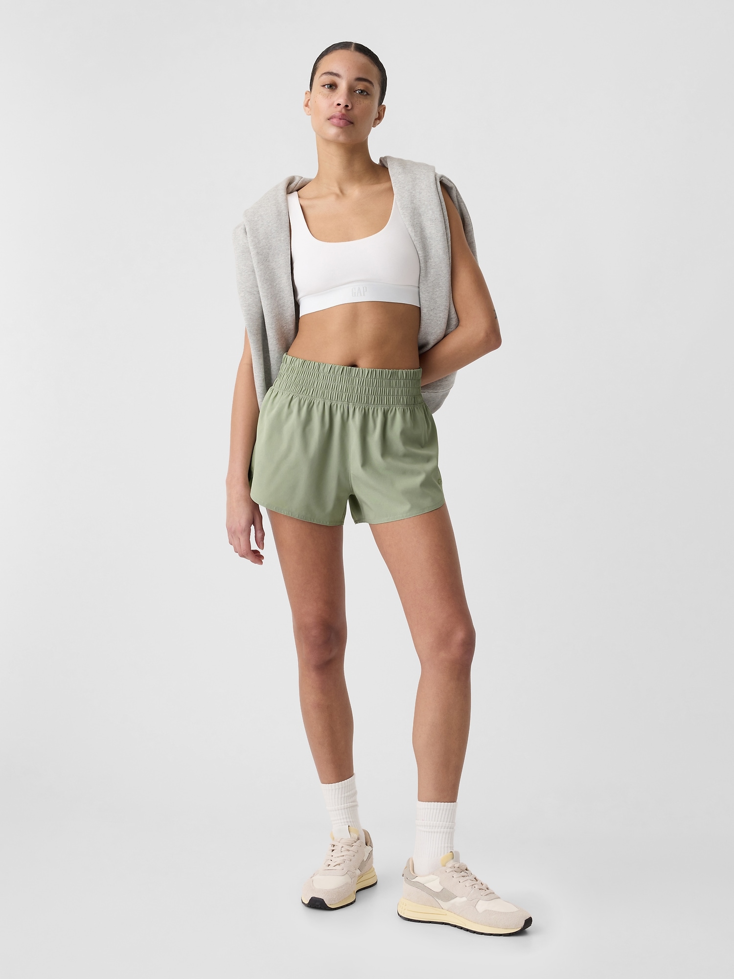 GapFit 3 Mid Rise Runaround Shorts Gap Factory