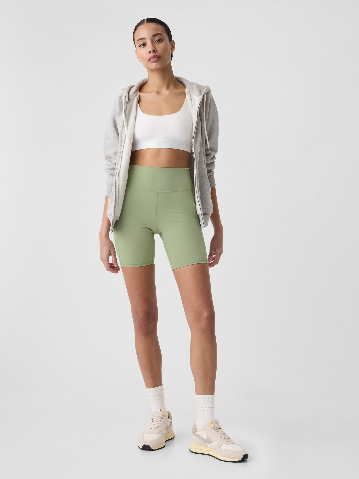 GapFit High Rise Studio Bike Shorts