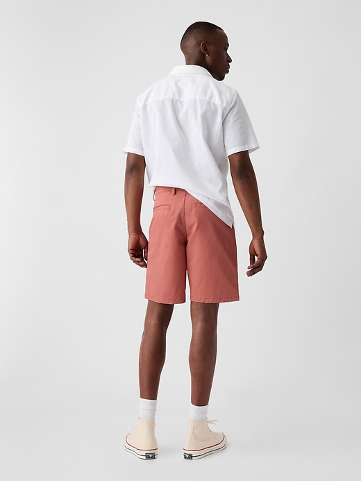 Image number 2 showing, 9" Essential Khaki Shorts
