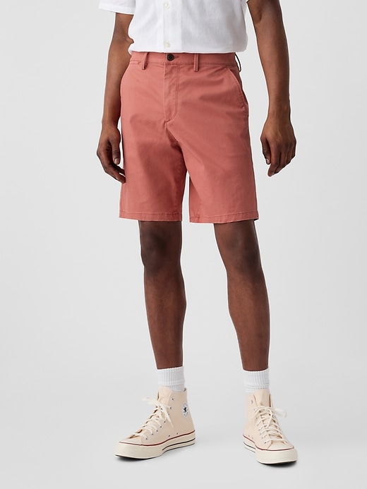 Image number 3 showing, 9" Essential Khaki Shorts