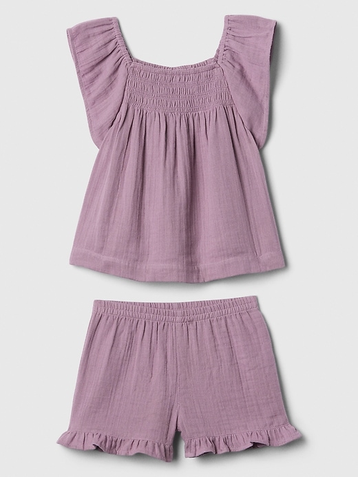 Image number 3 showing, babyGap Ruffle Two-Piece Outfit Set