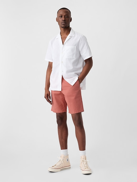 Image number 1 showing, 9" Essential Khaki Shorts