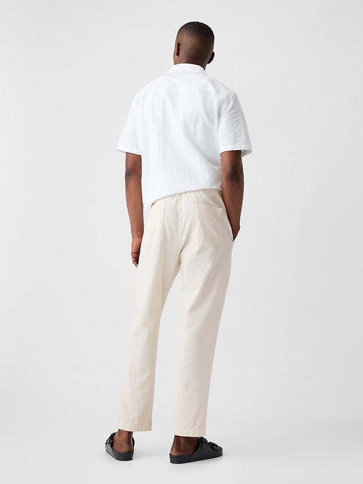 Image number 2 showing, Easy Linen-Blend Utility Pants
