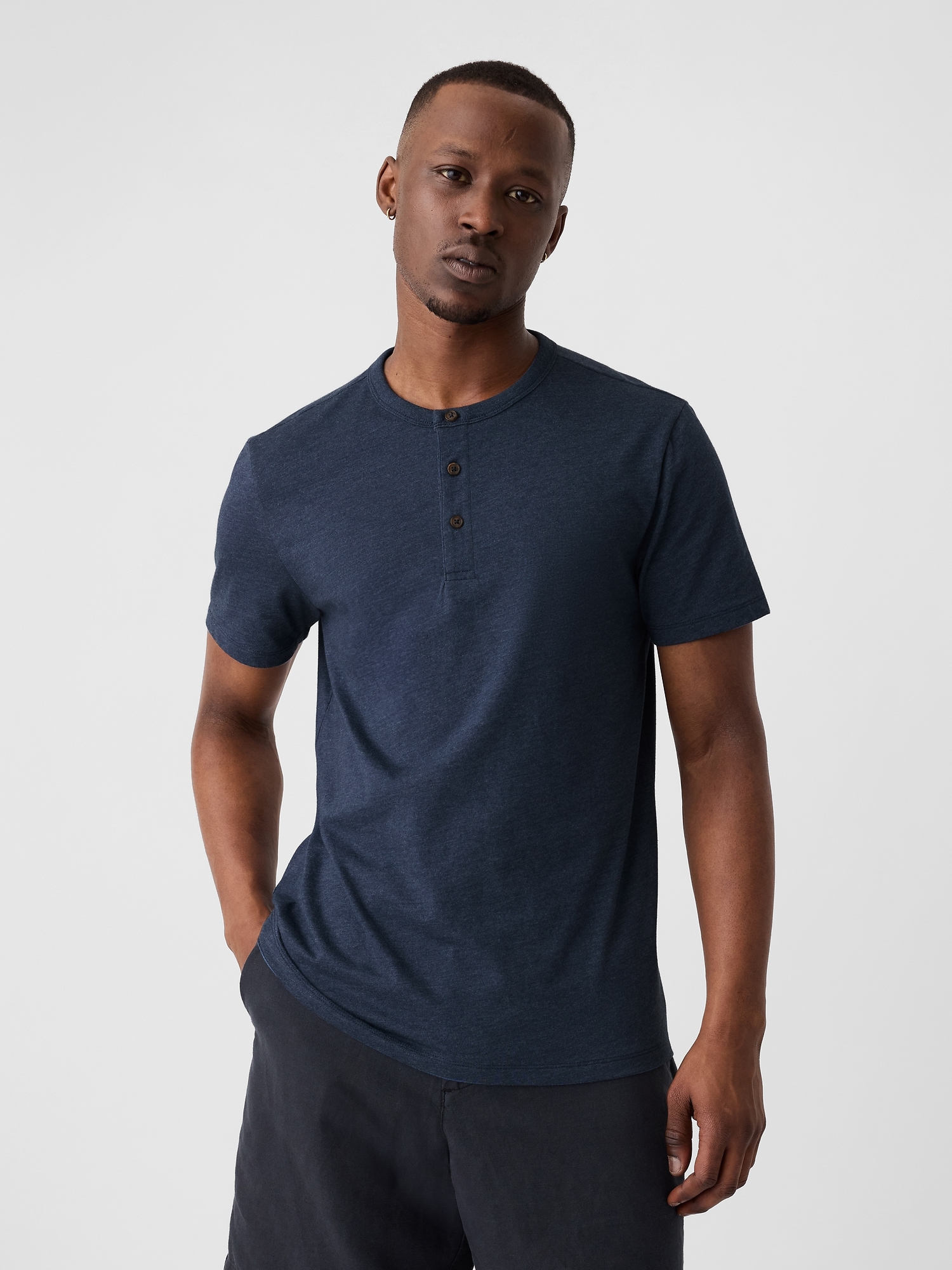 Everyday Soft Henley T-Shirt