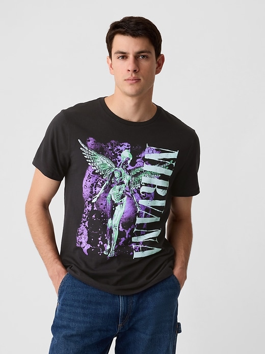 Image number 1 showing, Nirvana Graphic T-Shirt