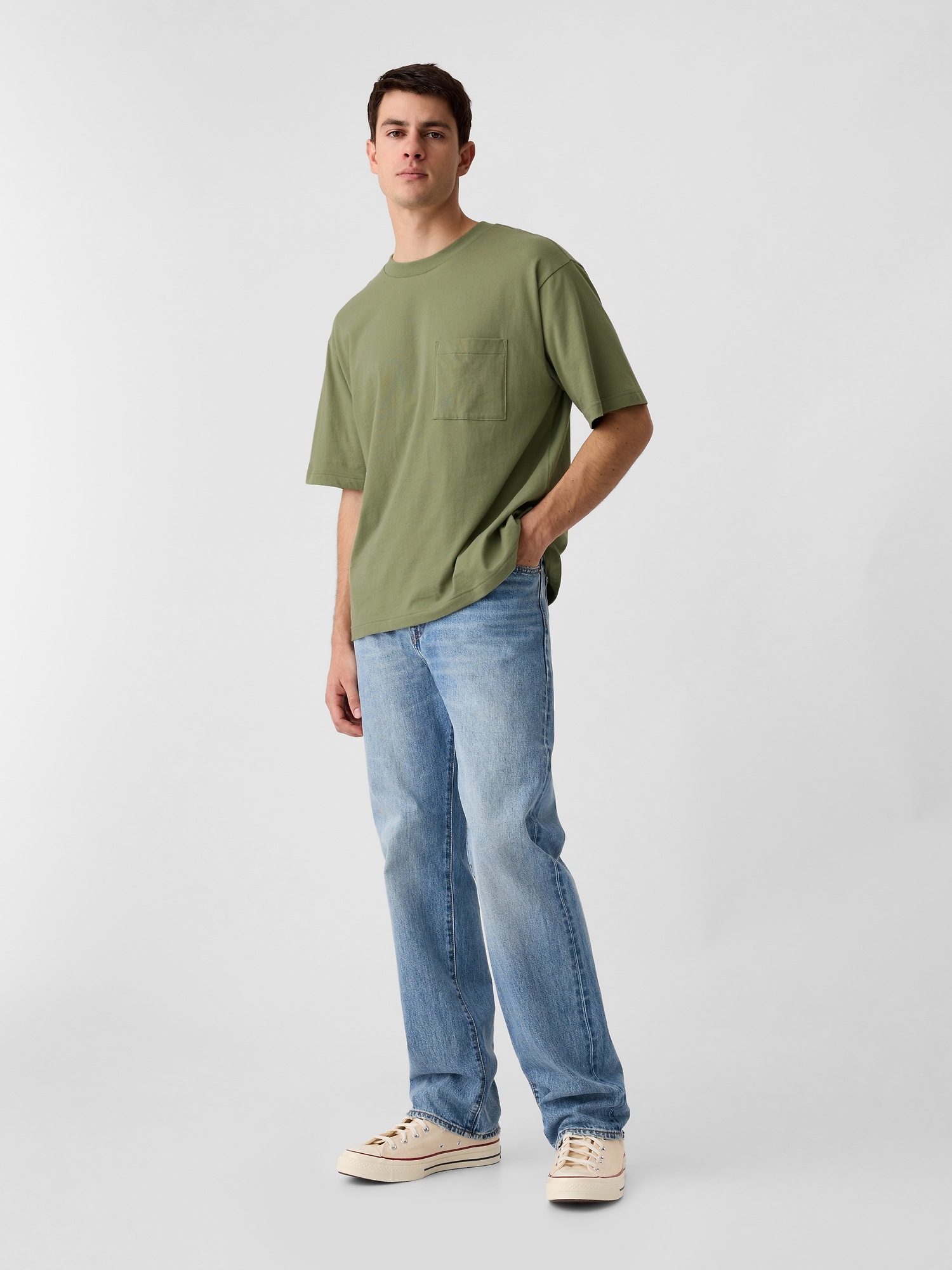 Everyday Soft Oversized Pocket T-Shirt | Gap Factory Everyday Soft Oversized Pocket T-Shirt | Gap Factory