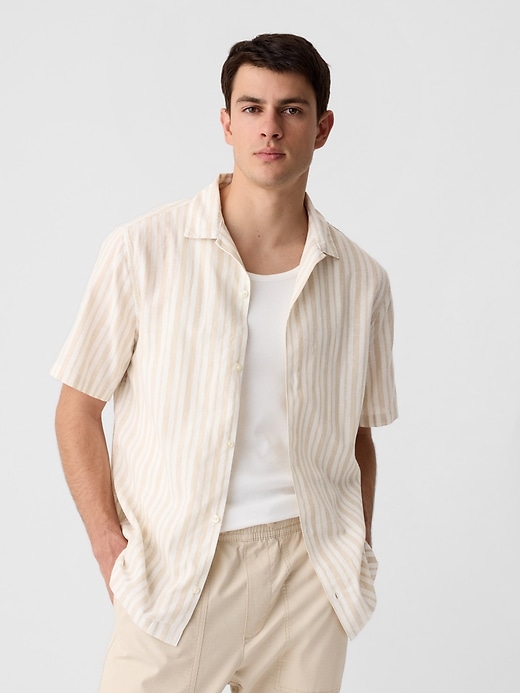 Image number 10 showing, Linen-Blend Vacay Shirt in Standard Fit