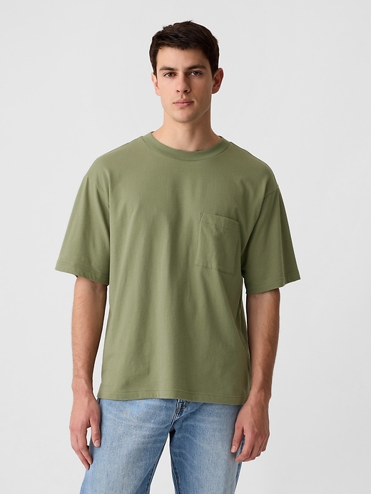 Image number 8 showing, Everyday Soft Oversized Pocket T-Shirt