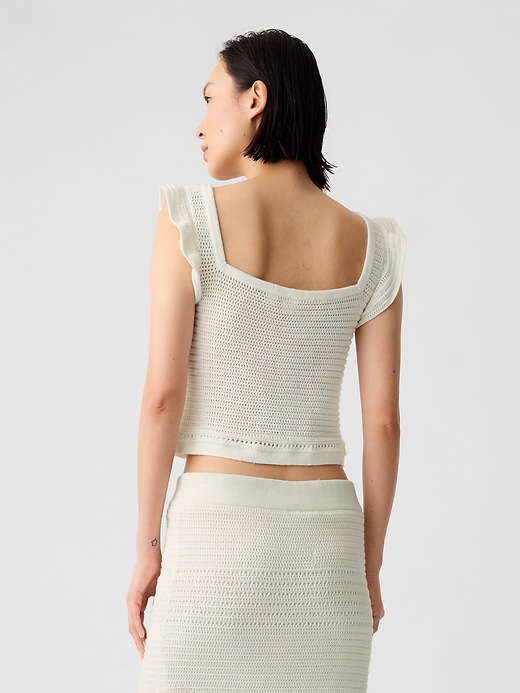 Image number 2 showing, Sleeveless Crochet Top