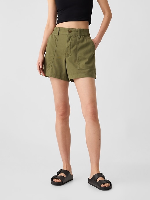 Image number 2 showing, 4" High Rise Easy Utility Shorts