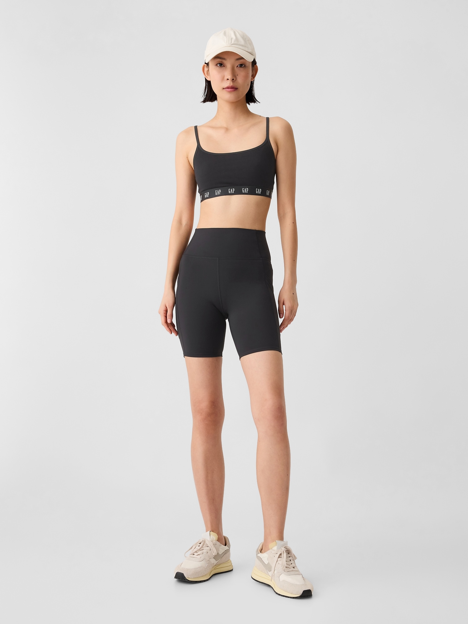 GapFit High Rise Studio Bike Shorts