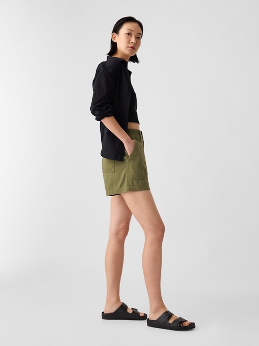 Image number 3 showing, 4" High Rise Easy Utility Shorts