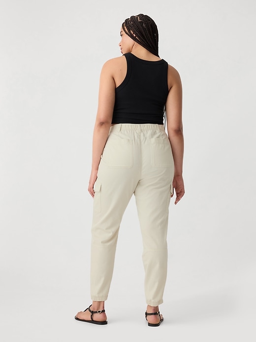 Image number 6 showing, Girlfriend Khaki Cargo Joggers