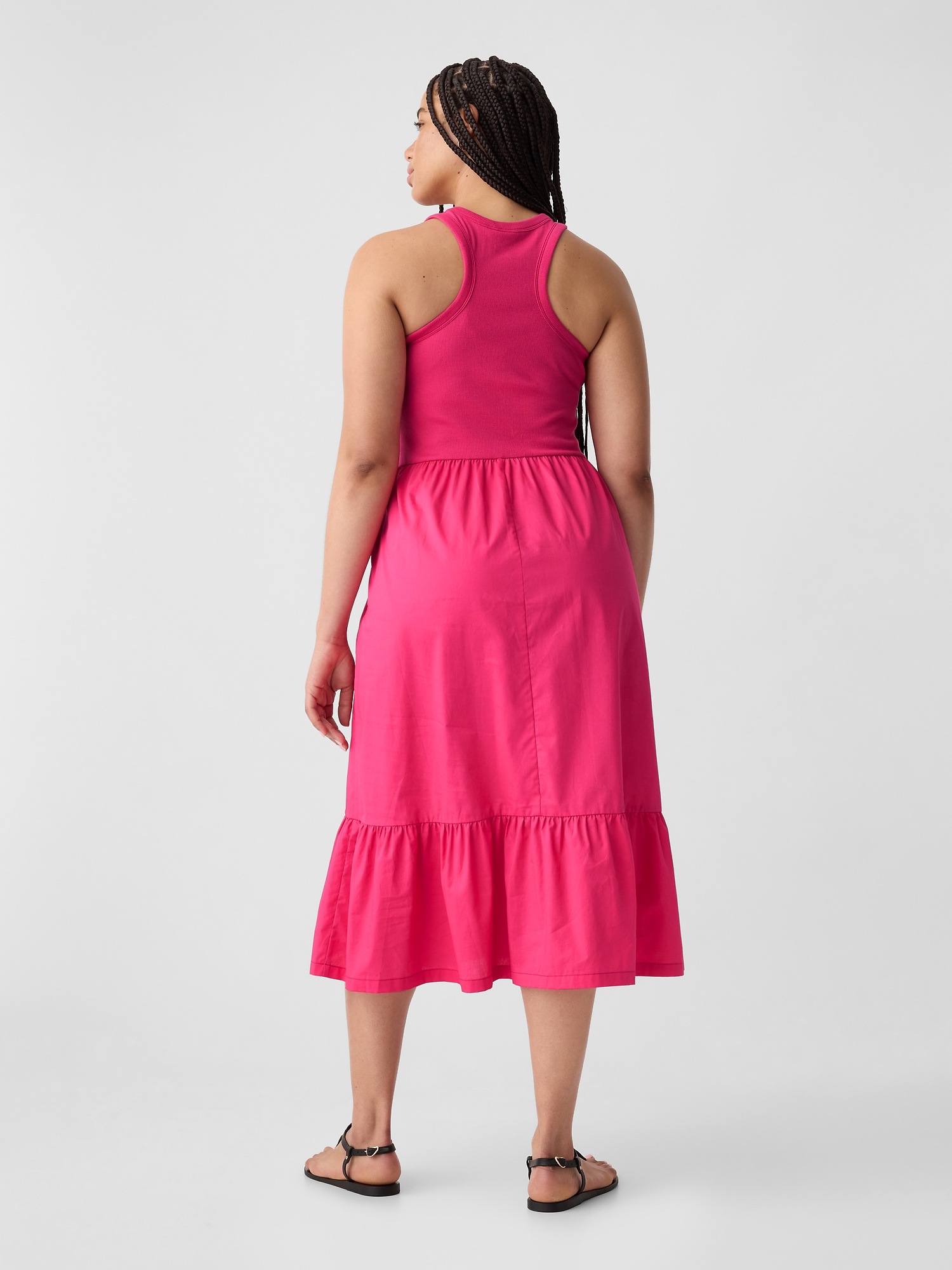 Sleeveless Midi Dress Gap Factory