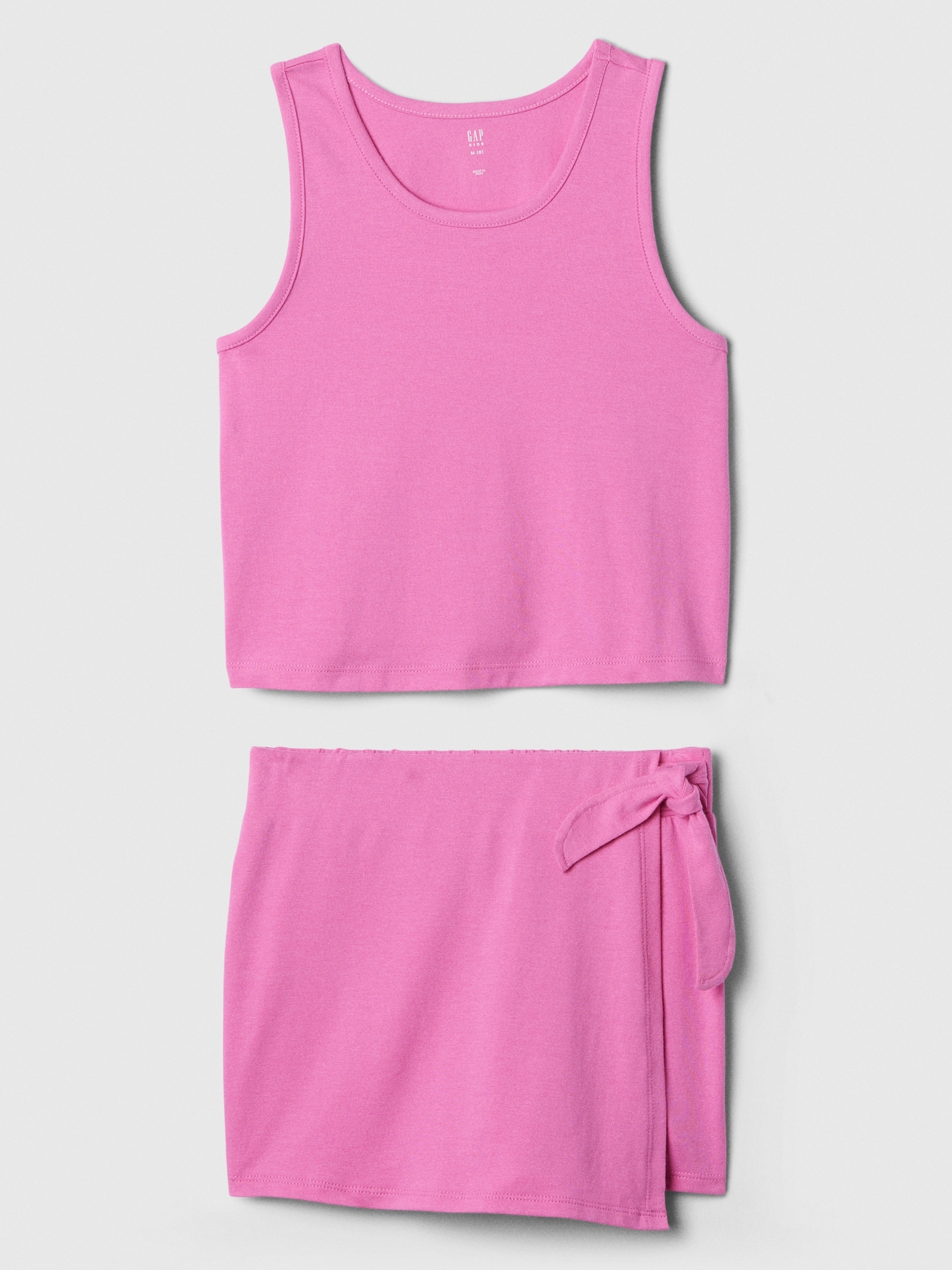 Kids Skort Two-Piece Outfit Set