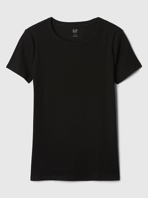 Image number 4 showing, Ribbed Crewneck T-Shirt