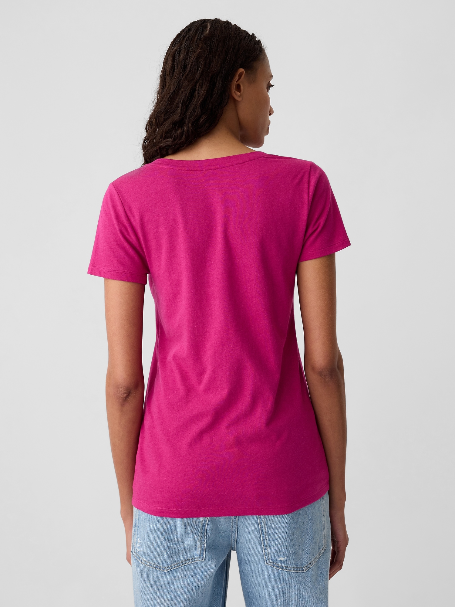 Favorite V-Neck T-Shirt | Gap Factory image.