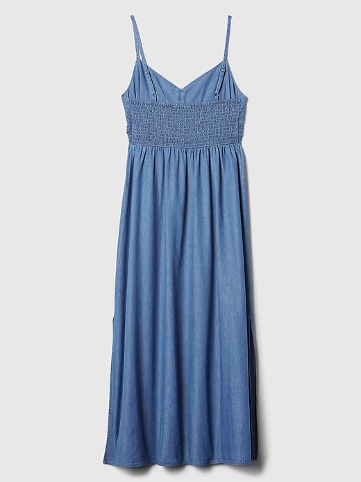 white christmas dresses Annet Denim Midi Dress-Mid Vintage main image 0