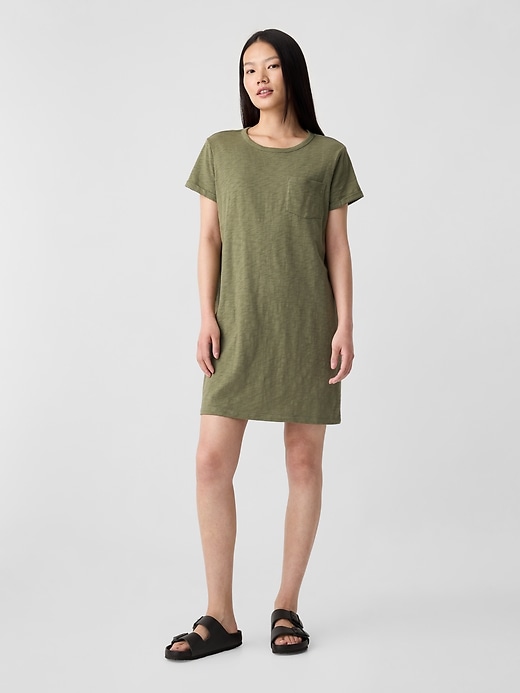 Image number 1 showing, Pocket T-Shirt Dress