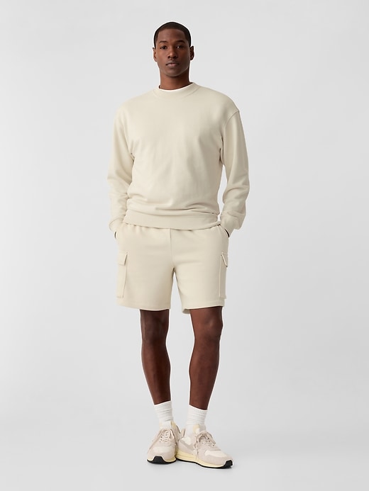 Image number 1 showing, 8" Fleece Cargo Shorts