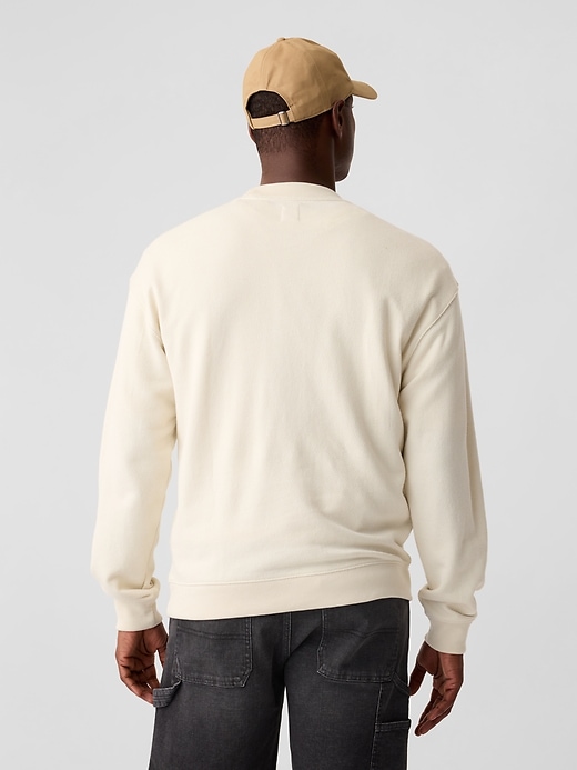 Image number 2 showing, Relaxed Textured Crewneck Sweatshirt