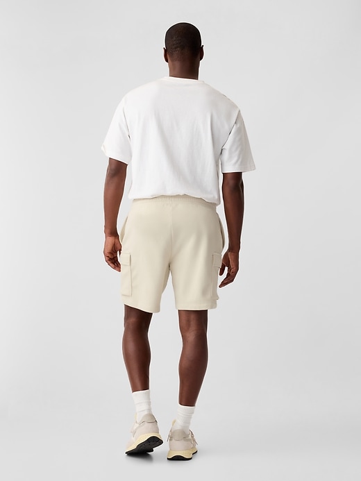 Image number 2 showing, 8" Fleece Cargo Shorts